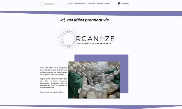 Avant / après : refonte du site Organize