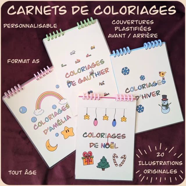 Carnets de coloriages